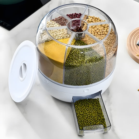 Homgud™  6-Grid Rotating Grain Dispenser