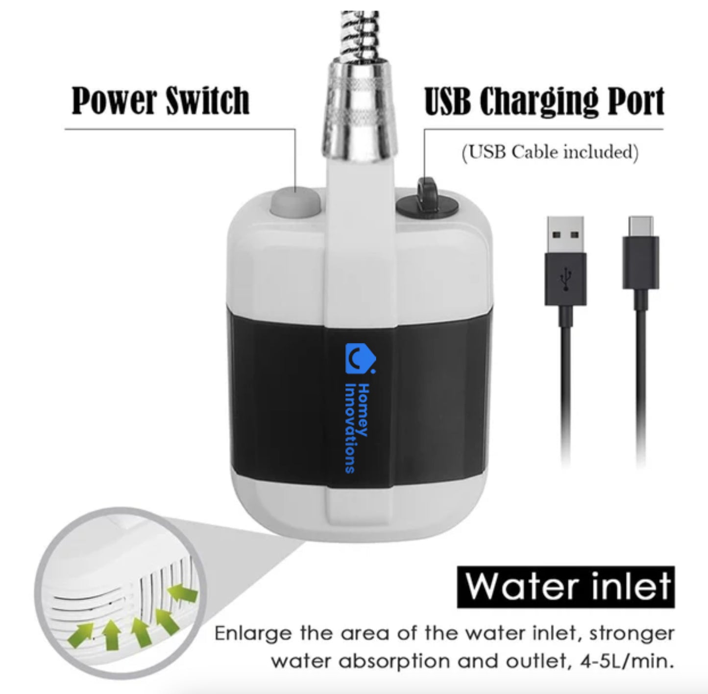 Homgud™  Portable Shower